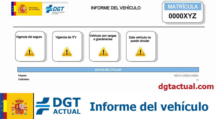 Informe DGT de vehículo 2026