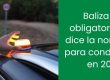 Baliza V16 obligatoria en vehículos en España en 2026 según normativa oficial DGT y BOE